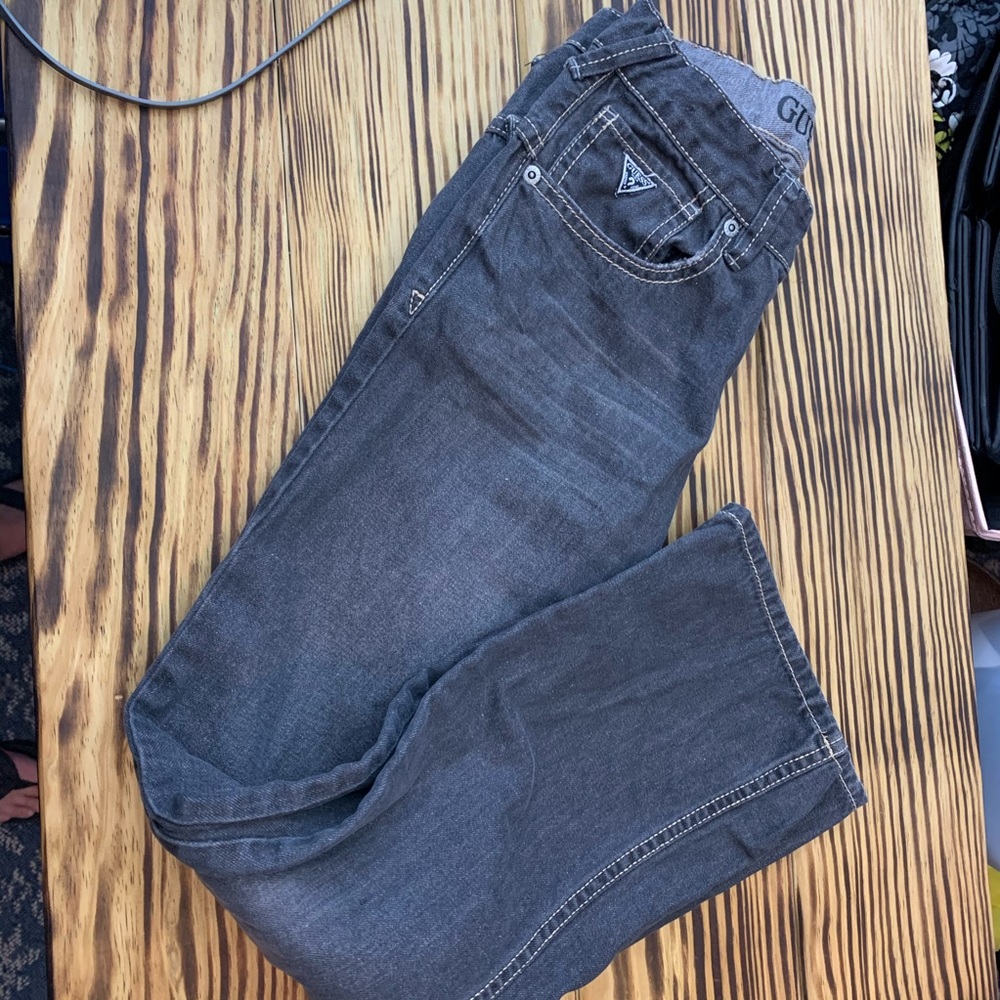 Guess Jeans Adjustable Waist Black Jeans - Picture 3 of 5